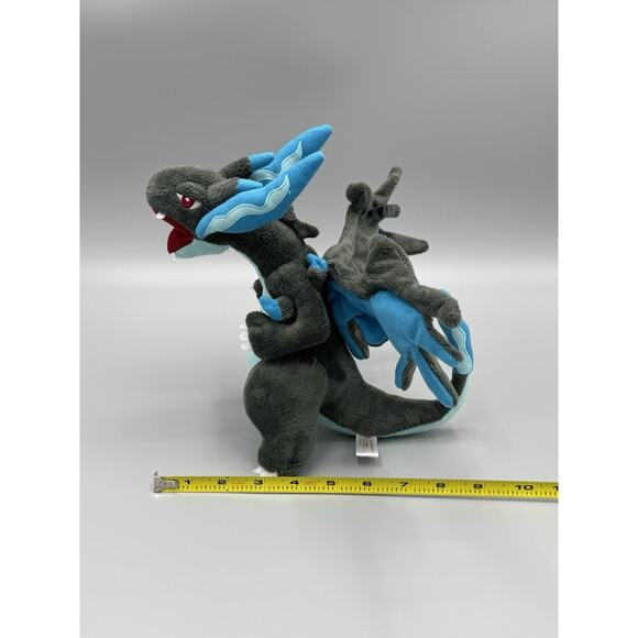 Mega Charizard X Pokémon Plush Doll 9” Stuffed Animal Posable Wings 2018 - Picture 6 of 9